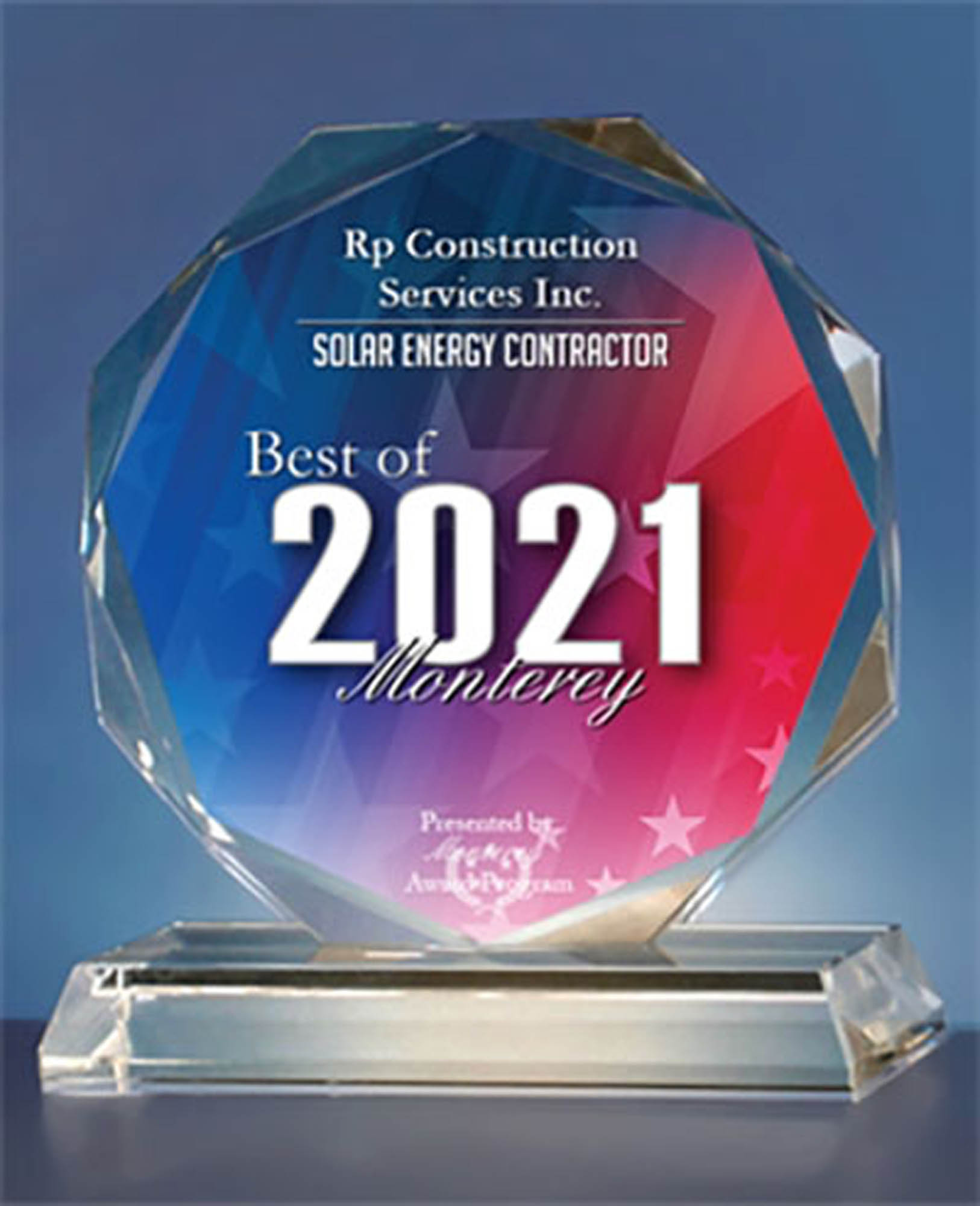 RPCS Best of 2021 Monterey Award