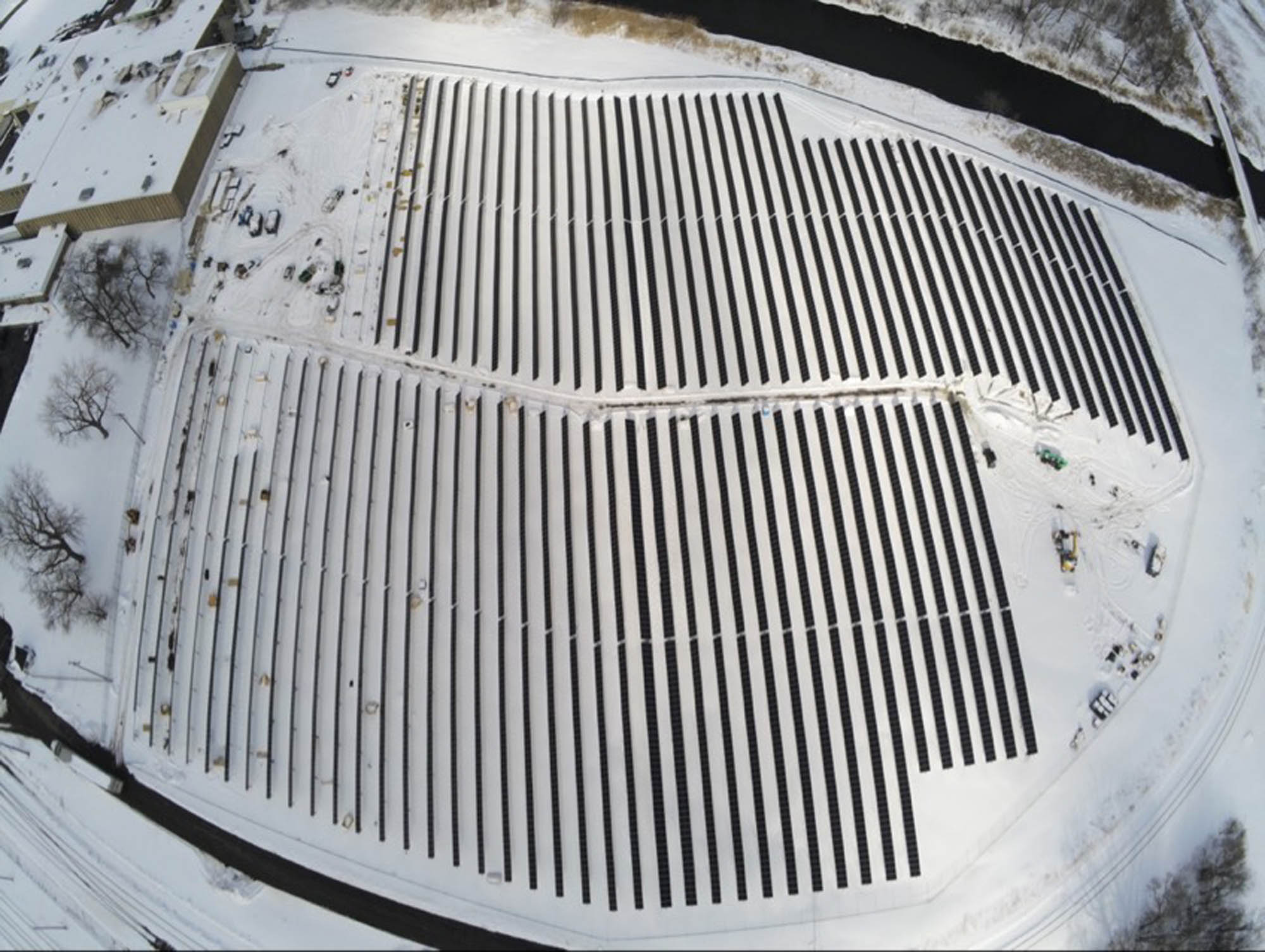Solar Trackers in Snow